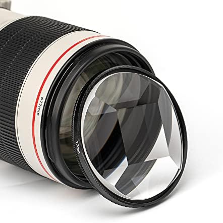 צילומי מצלמה אפקטים מיוחדים פילטר 77mm Fractal זכוכית מסנן Quad פריזמה למצלמה SLR עדשות ואביזרים על ידי BITINBI