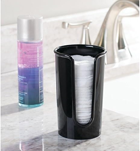 iDesign בהירות פלסטיק חד פעמיות נייר, כוס פלסטיק מתקן הולדר עבור הורים, אורחים, ילדים יהירות אמבטיה משטחי, 3.05 x 3.05