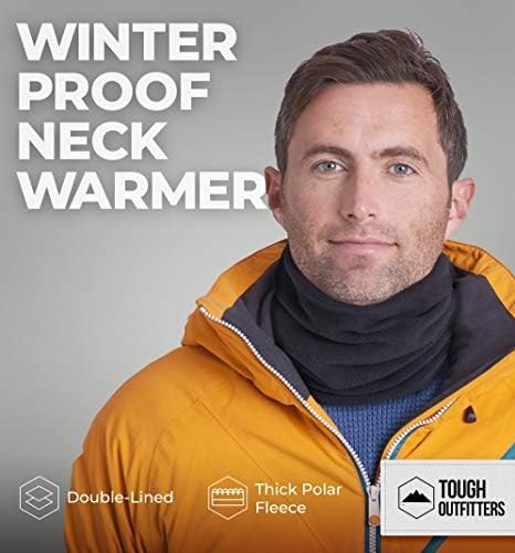הצוואר חם - בחורף צמר הצוואר Gaiter & סקי צינור הצעיף עבור גברים & נשים - מזג אוויר קר לכיסוי הפנים, מסכה & מגן לריצה,