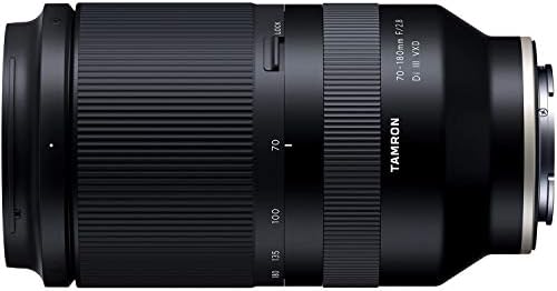 טמרון 70-180mm F/2.8 Di-III VXD Sony E-Mount Lens A056 מלא מסגרת ראי & APS-C מצלמות צרור עם דקו ציוד צילום תרמיל תיק