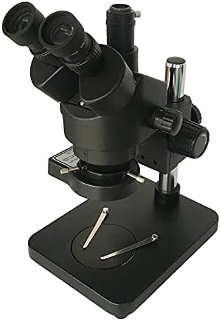 ShiSyan מיקרוסקופ Simull תעשייתי trinocular סטריאו מיקרוסקופ מוקד מתמשך זום-זום 7x-45x עבור הלחמה למעגל מודפס תיקון