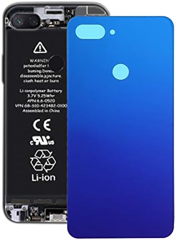 הכיסוי האחורי של הסוללה הכיסוי האחורי Xiaomi Mi 8 לייט(לבן/כחול) (צבע : הדמדומים סגול)