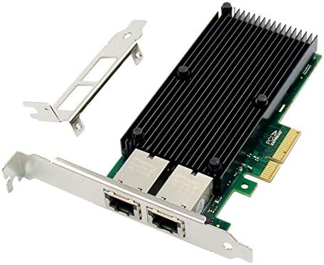 MEO PCIe X4 כפולה של 10GbE RJ45 שרת ניק כרטיס רשת Gigabit 10 Gigabit Ethernet Server כרטיס רשת X550 ערכת השבבים 10G